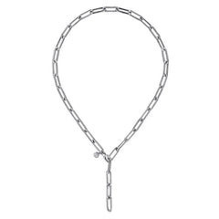Sterling Silver Y Chain Necklace