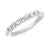 14K WG .50CTW I I1 7 STONE DIA