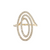 10kt Yellow Gold .58ctw Diamond Oval Spiral Ring