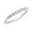 14K WG .25CTW I I1 7 STONE DIA