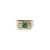 Estate 18kt Yellow Gold Emerald and Diamond Ring