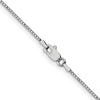 10K White Gold .8MM Box Chain