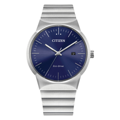 Citizen Eco Drive Axiom Watch with Blue Dial BM7580-51L
