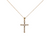 14KY TLB DIA .24CTW CROSS