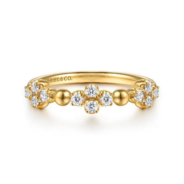 BUJUKAN 14K YG .25CTW G-H SI+