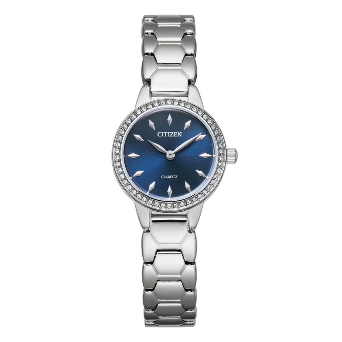 Citizen Quartz Stainless Watch with Blue Dial EZ7010-56L