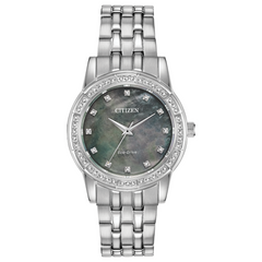 Citizen Eco Drive Silhouette Stainless Grey Mother of Pearl Watch EM0770-52Y