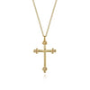 BUJUKAN 14K YG 24MM CROSS NECK