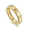 14K Yellow Gold Bujukan Diamond Gypsy Set Ring S2086923