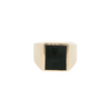 Estate 10kt Yellow Gold Black Onyx Ring