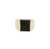 Estate 10kt Yellow Gold Black Onyx Ring