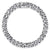 STERLING CUBAN LINK BRACELET.
