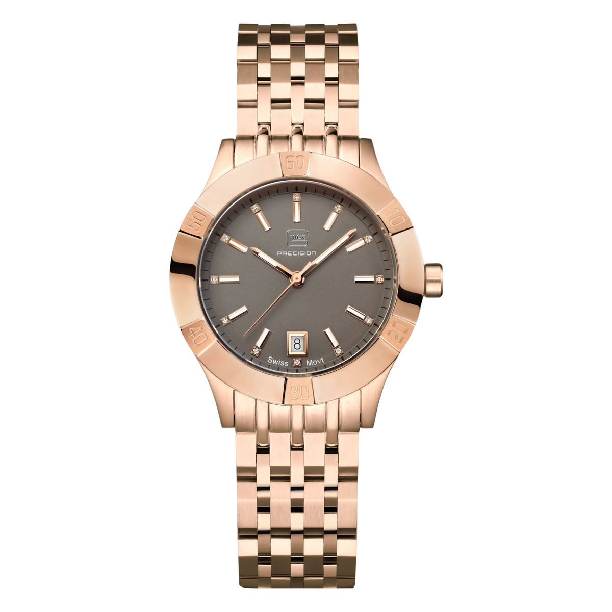 GLOCK GW-31-2-18 Rosetone with Grey Dial Watch