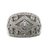 Estate 14kt White Gold .75ctw Wide Diamond Band