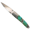 Santa Fe Stonework Copper & Brass Kingman Turquoise Pocket Knife