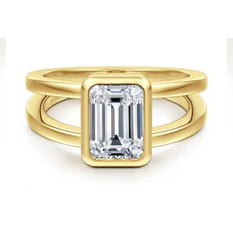 SAMI 14K YG SPLIT SHANK SIZE 6
