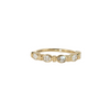 14K YG .51CTW H-I SI 5 OVAL DIAMOND BAND