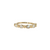 14K YG .51CTW H-I SI 5 OVAL DIAMOND BAND
