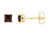 14K YG .96CTW GARNET STUDS
