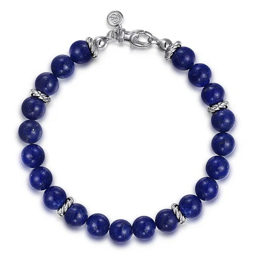 Sterling Silver Lapis Lazuli Bracelet