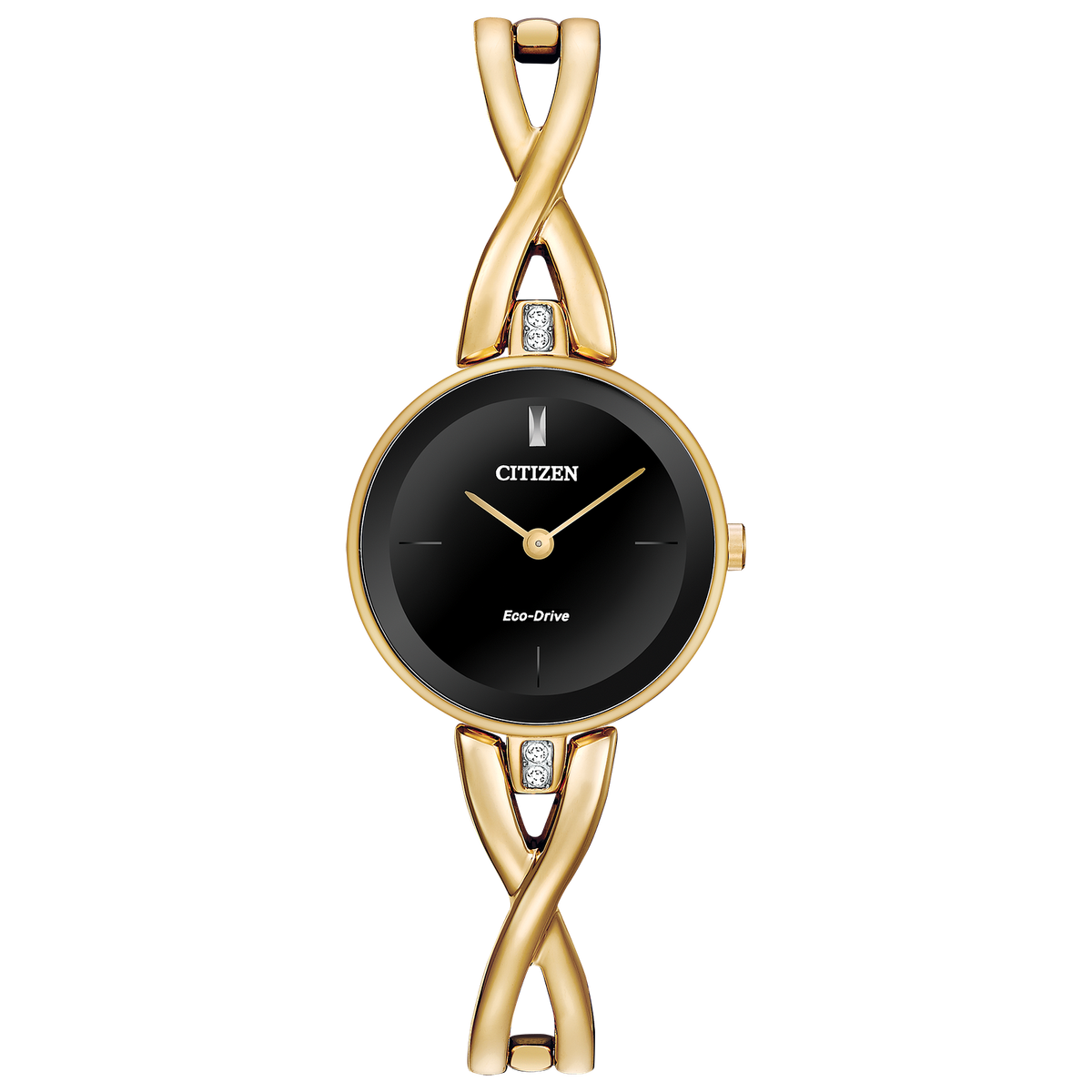 Citizen Eco Drive Axiom Gold Tone Watch EX1422-54E.
