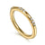 14K Yellow Gold .12CTW Three Diamond Station Band S2124748