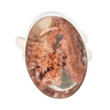 Sterling Silver Oval Lodaite Adjustable Ring