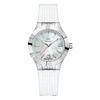 GLOCK GW-32-1-20 Ladies White Strap with Mother of Pearl Dial