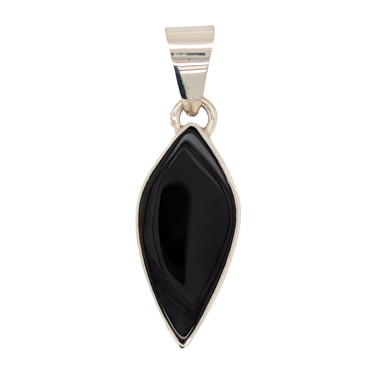 Sterling Silver Black Onyx Pendant