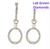 10kt Yellow Gold 5/8ctw Lab Grown Diamond Convertible Earrings