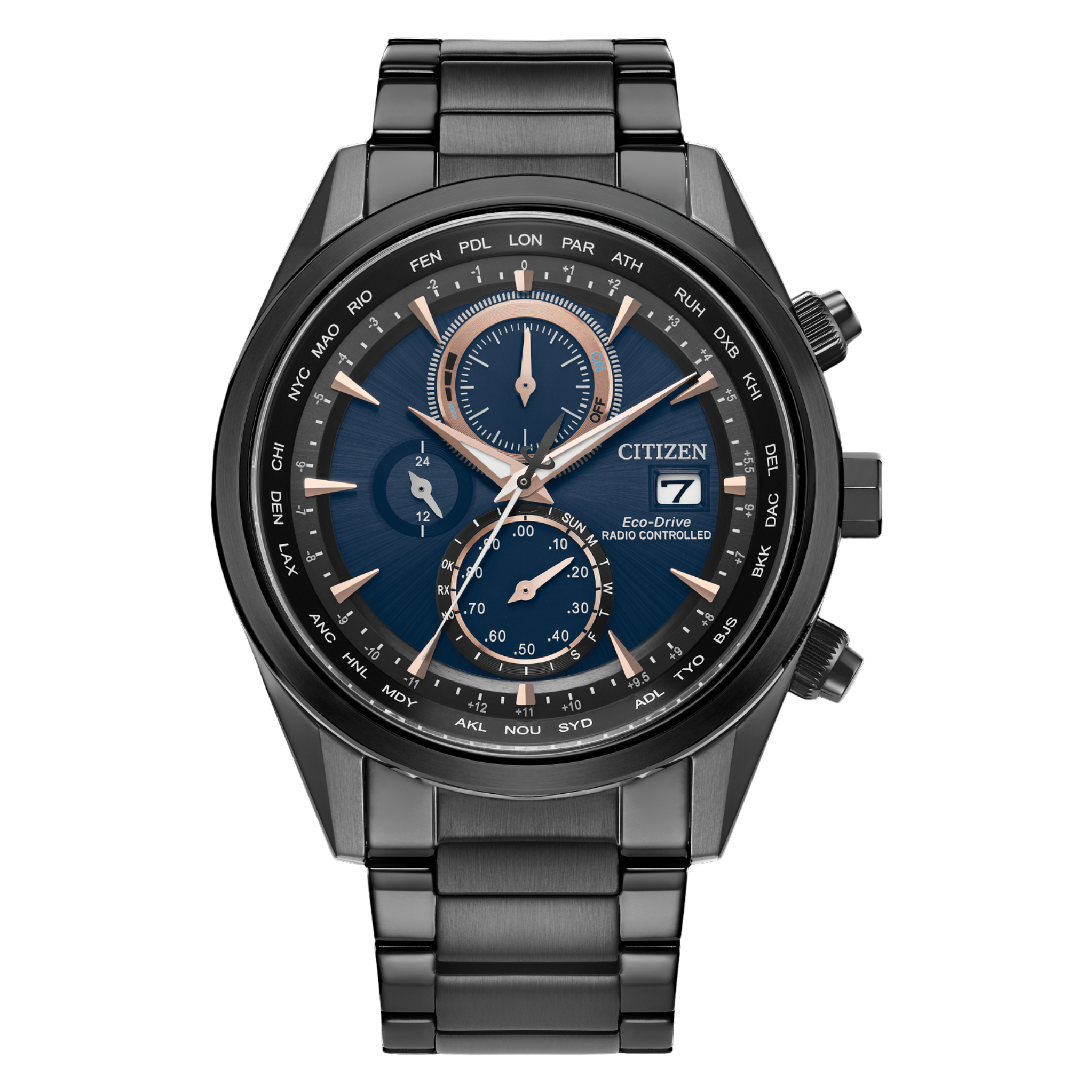 Citizen Eco Drive Sport Luxury A-T Black Watch AT8265-57L