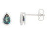 14K WG 1.05CTW PEAR CREATED AL