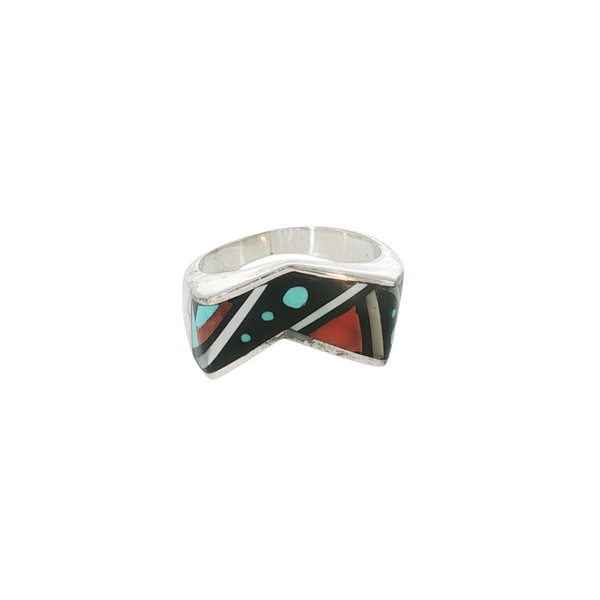 S/S ZUNI INLAY RING