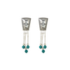 S/S SOUTHWESTERN TURQ DANGLE EARRINGS