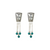 S/S SOUTHWESTERN TURQ DANGLE EARRINGS