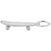 Sterling Silver Skateboard Charm