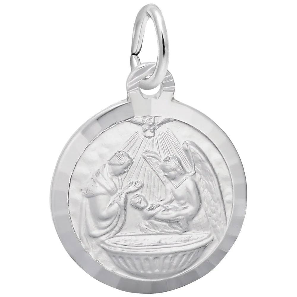 Sterling Silver Baptism Charm