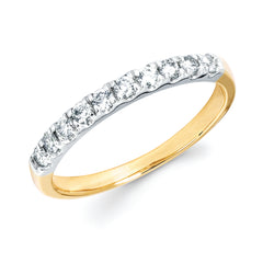 1/3 Ctw. Prong Set Diamond Anniversary Band in 14K Gold