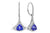 14KT White Gold Trillian Tanzanite & Diamond Earrings