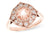 Vintage Inspired 14K Rose Gold Morganite Ring