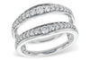 14KT Graduated Diamond Ring Guard