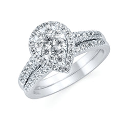 i Cherish&trade; 5/8 ctw. Pear-shaped Diamond Ring in 14K Gold