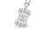 14KT Gold Necklace with Diamonds - Vintage Inspired