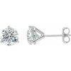 14K W L/M SI 1.25CTW Dia Martini Stud Earrings.