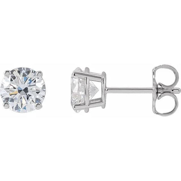 14KW L/M I1 2CTW Dia Stud Earrings.