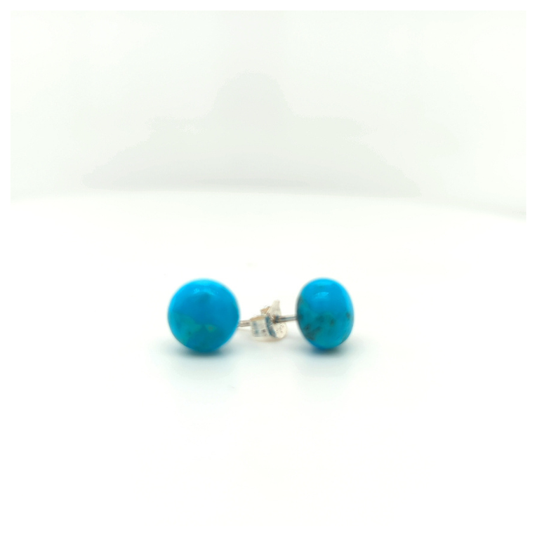 Sterling Silver and Turquoise Studs