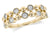 14KT Yellow Gold Bubble Diamond Ring
